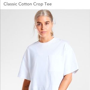 Athleta Classic Cotton Crop Tee